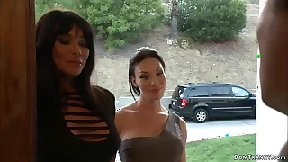 Rough shemales fucking bound thieves